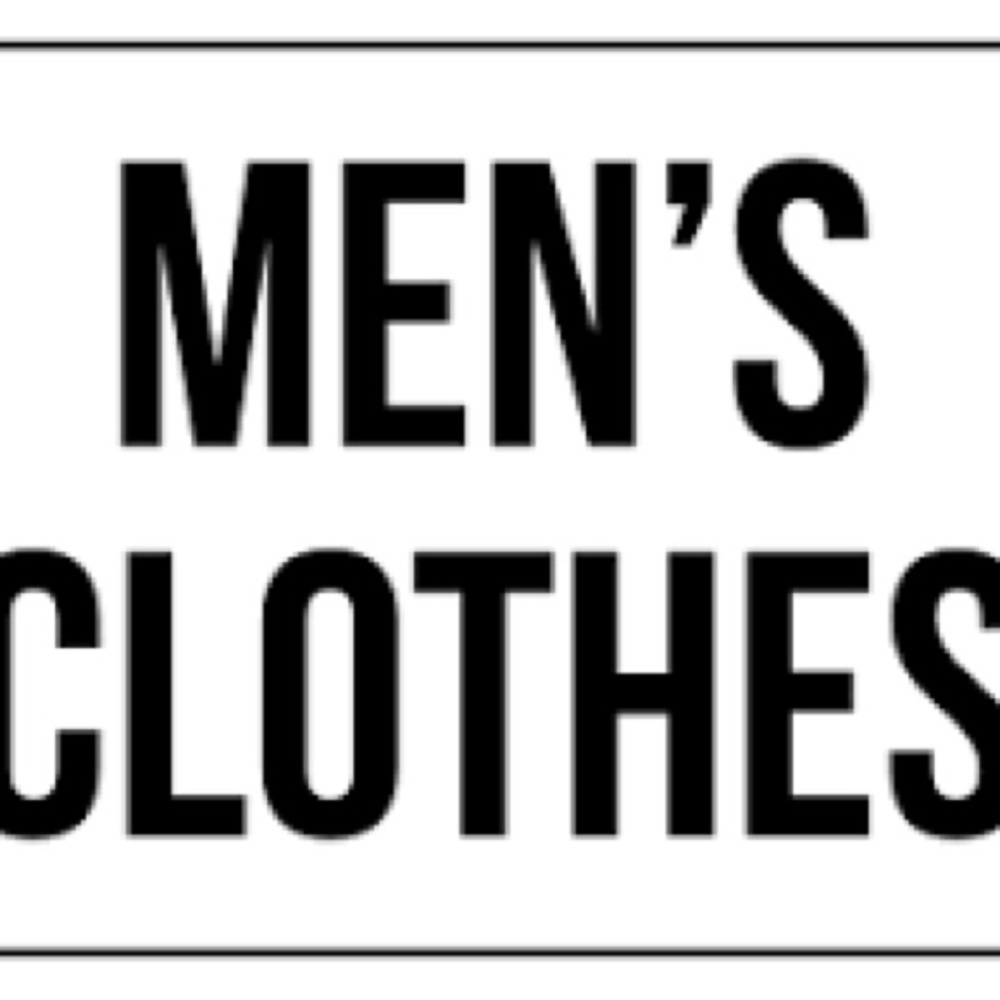 Men’s clothing NOT Available